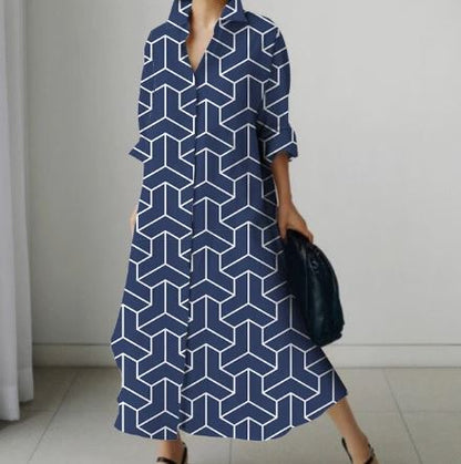 Lucille - Bedrucktes Kleid für Frauen