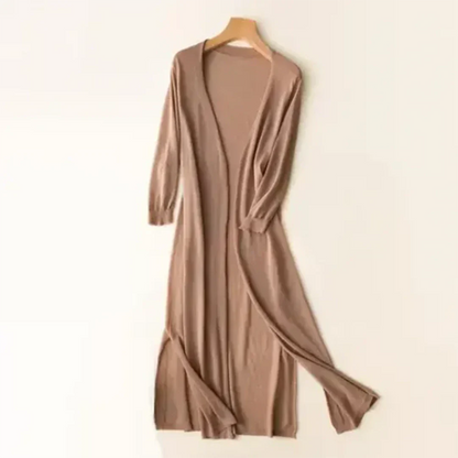 Elegante lange Strickjacke für Frauen