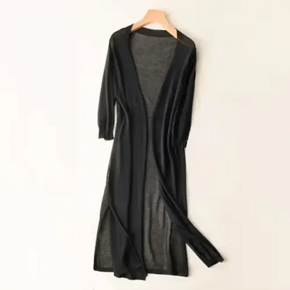 Elegante lange Strickjacke für Frauen