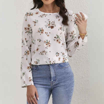 Isolde - Lässige Bluse mit Blumenmuster