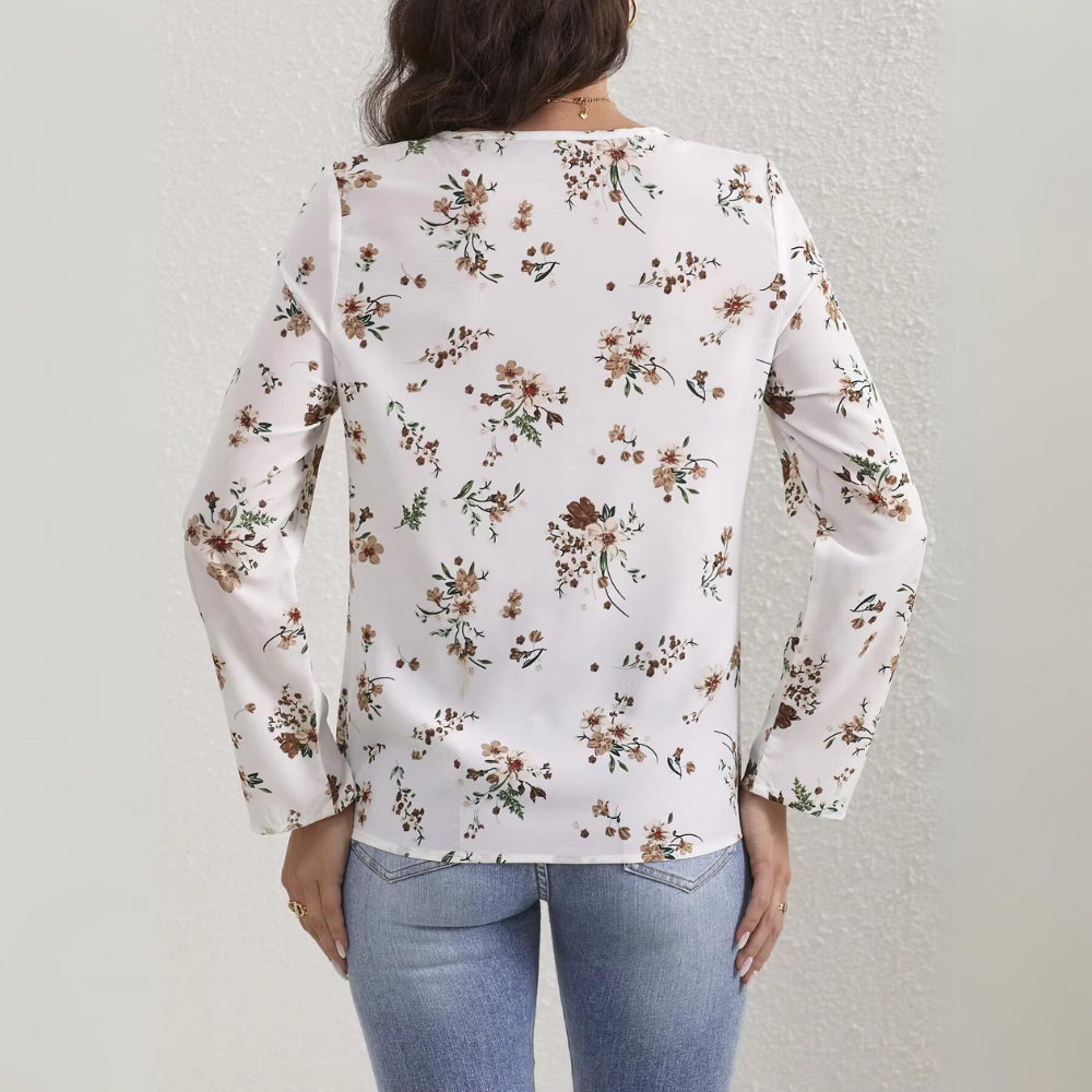 Isolde - Lässige Bluse mit Blumenmuster