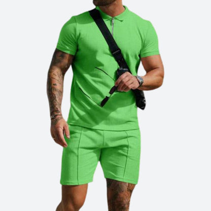 2-teiliges Set mit Poloshirt und Shorts - Jonty
