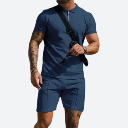 2-teiliges Set mit Poloshirt und Shorts - Jonty