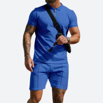 2-teiliges Set mit Poloshirt und Shorts - Jonty