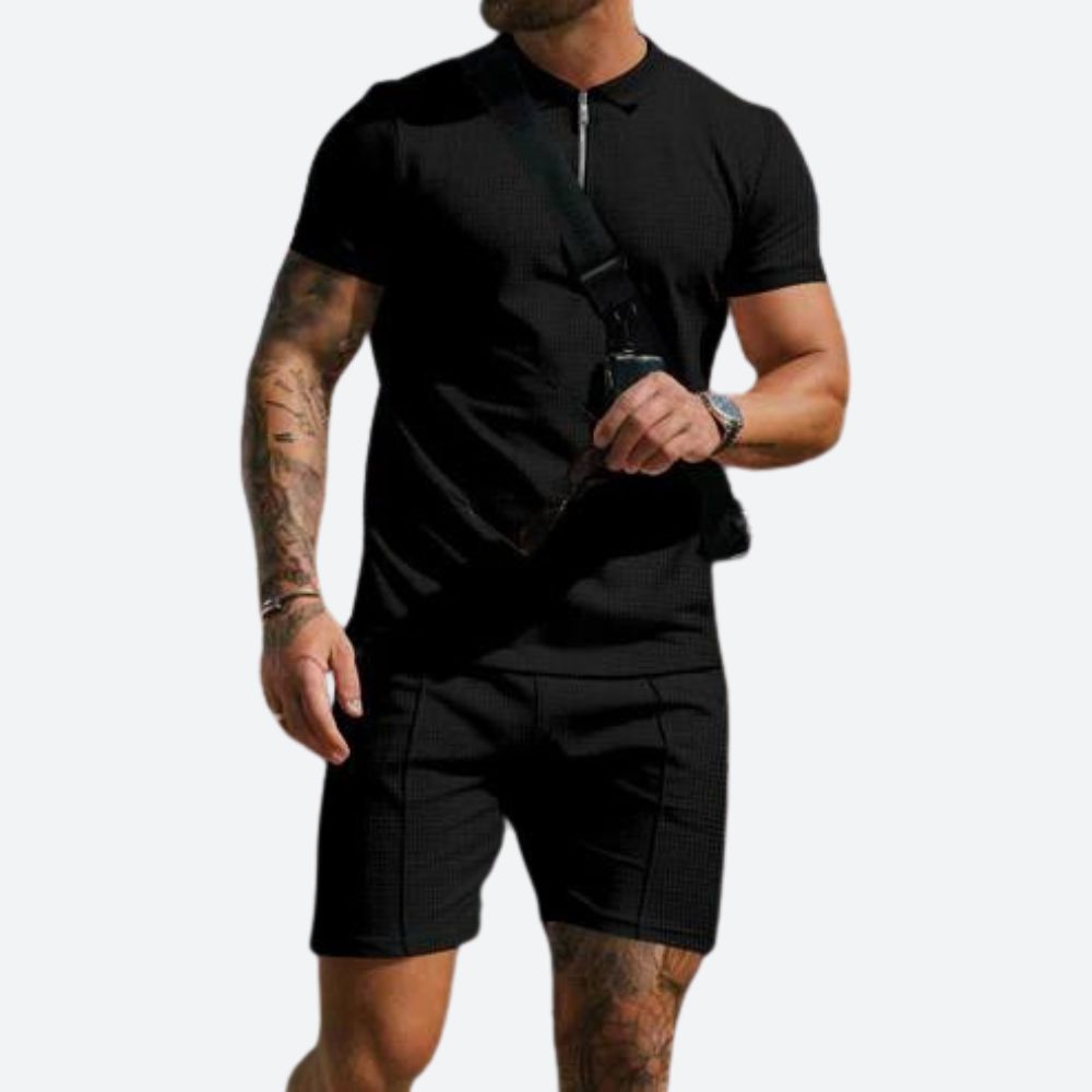 2-teiliges Set mit Poloshirt und Shorts - Jonty