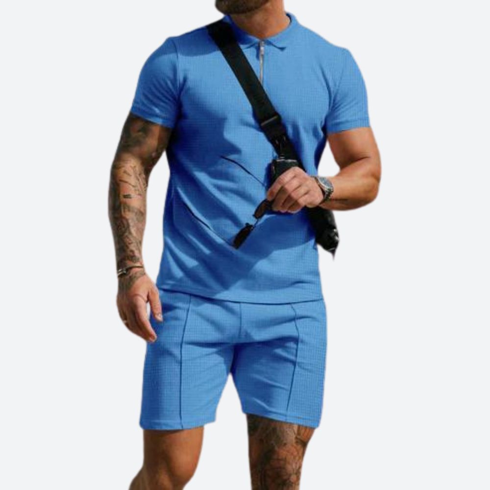 2-teiliges Set mit Poloshirt und Shorts - Jonty
