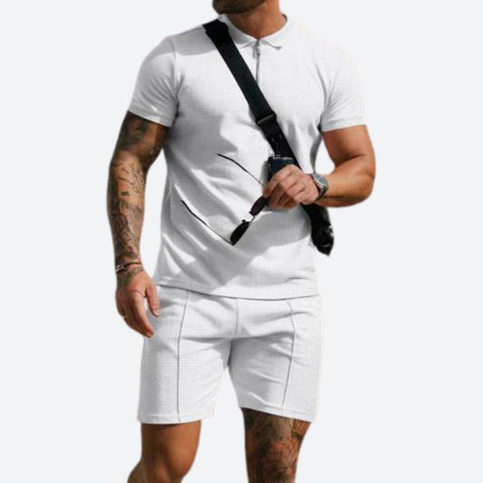 2-teiliges Set mit Poloshirt und Shorts - Jonty