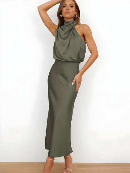 Eslar | Elegantes Satinkleid