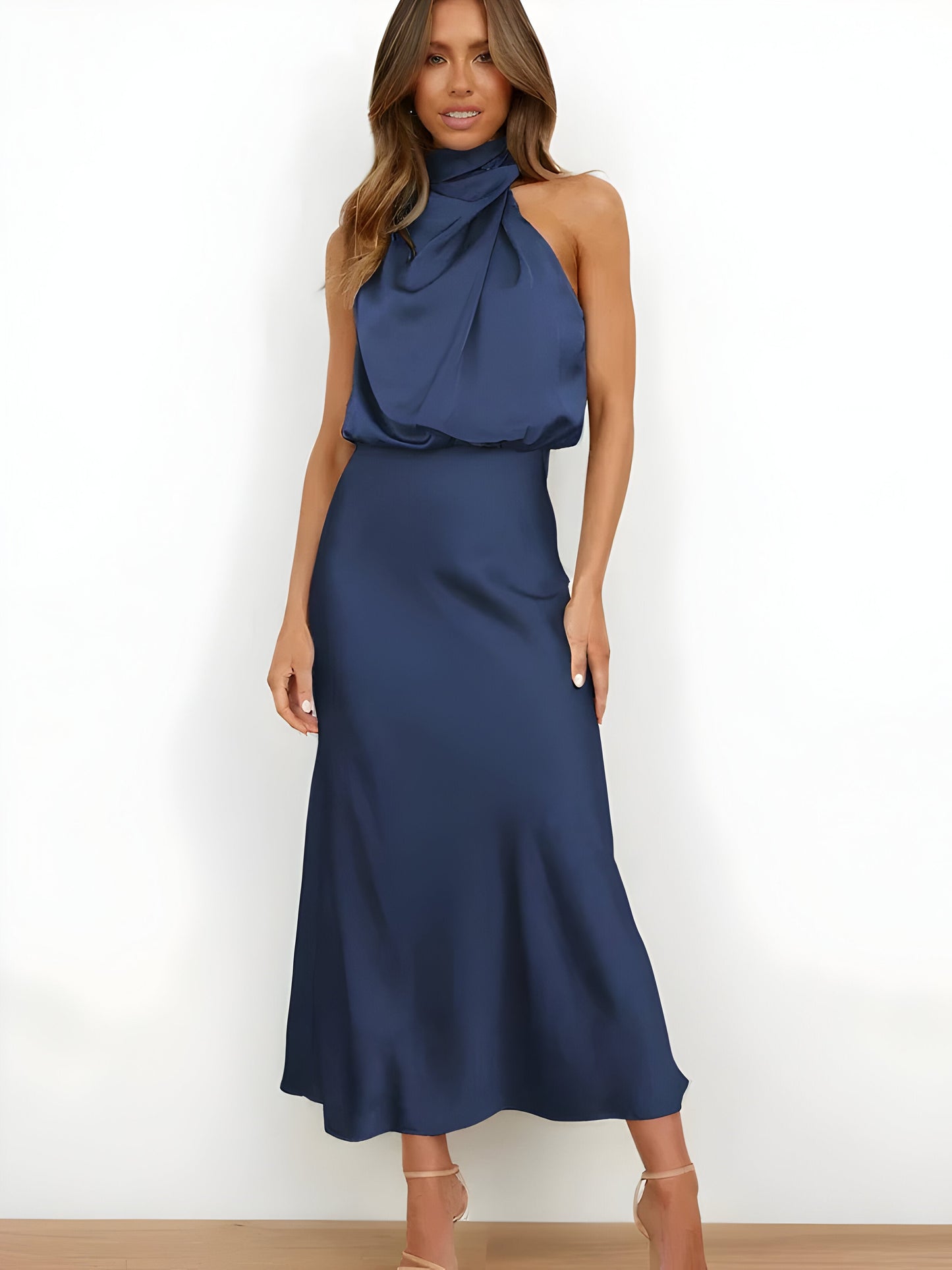 Eslar | Elegantes Satinkleid