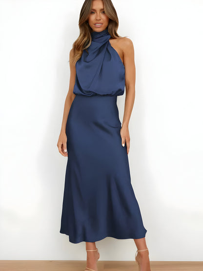 Eslar | Elegantes Satinkleid