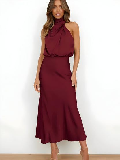 Eslar | Elegantes Satinkleid