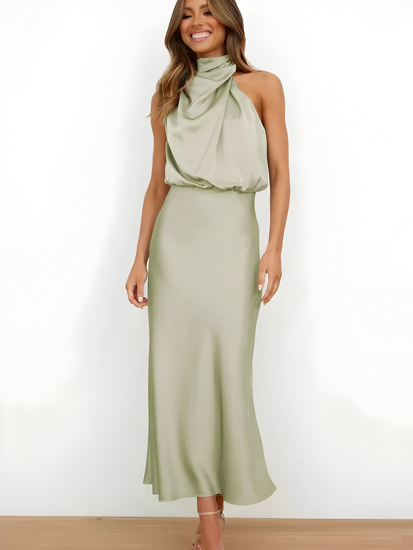 Eslar | Elegantes Satinkleid