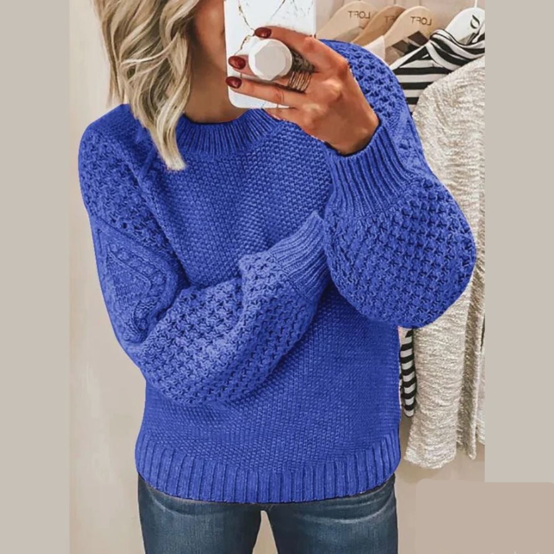 Angelica - Weicher Strickpullover für Frauen Herbst