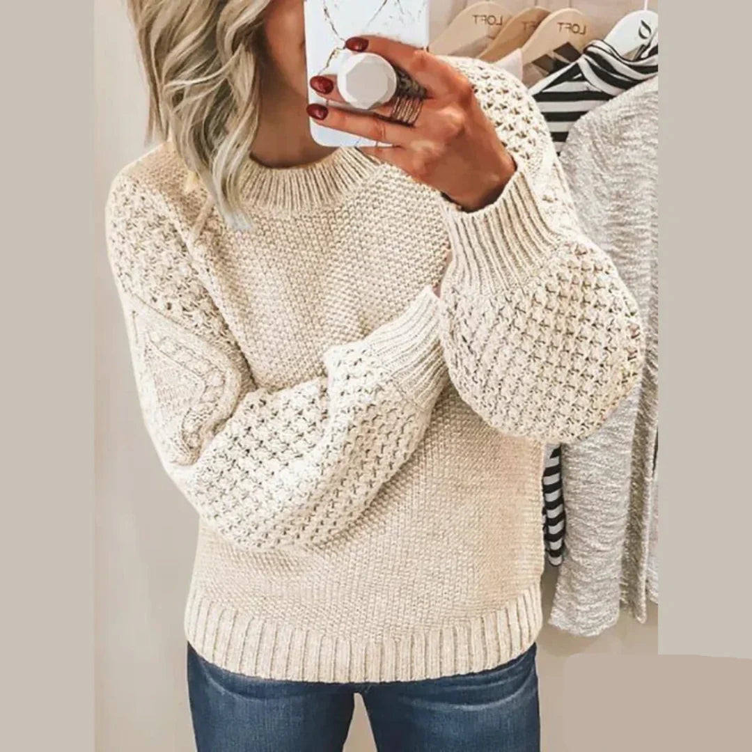 Ein vielseitiger Strickpullover für jede Jahreszeit