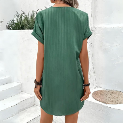 Jasmijn - Kleid mit V-Ausschnitt