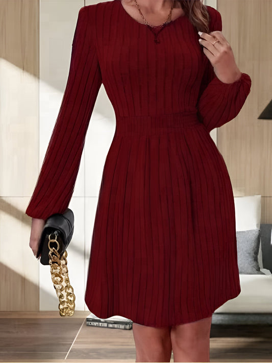 Brunhilde | Elegantes Midikleid aus Strick