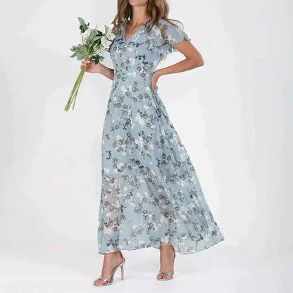 Joana - Elegantes geblümtes Kleid
