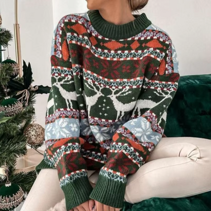 Josabet | Oversize-Weihnachtspullover für Damen – schick und bequem