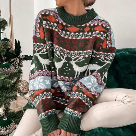 Josabet | Oversize-Weihnachtspullover für Damen – schick und bequem