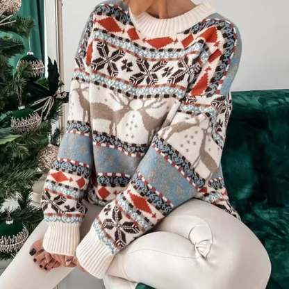Josabet | Oversize-Weihnachtspullover für Damen – schick und bequem