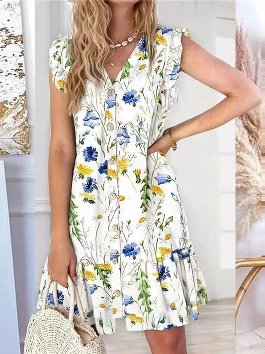 Jovie - Bedrucktes Freizeitkleid für Frauen