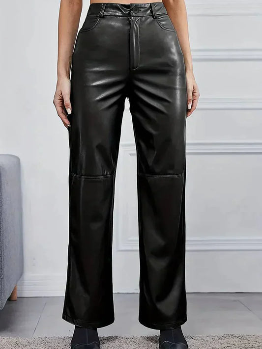 Mathilde - Lederhose mit hoher Taille