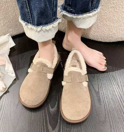Imke - Bequeme Pelzsandalen für Frauen