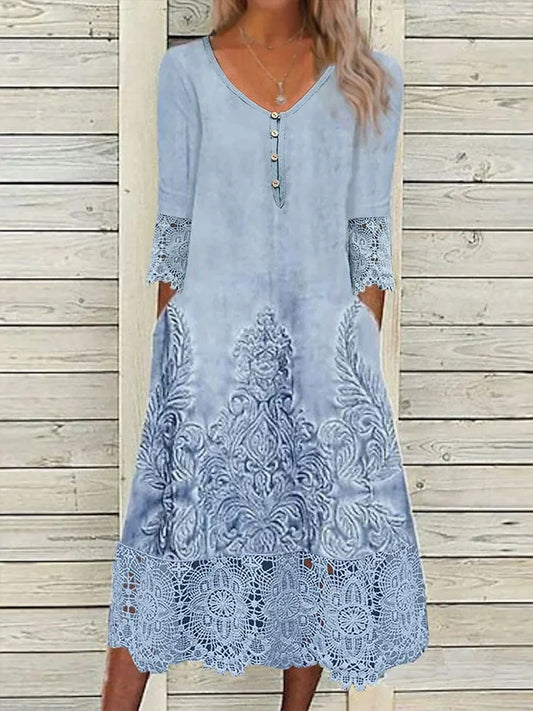 Spitzenkleid mit herzförmigem Ausschnitt für Frauen: Zeitlose Romantik