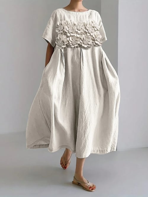 Karina - Damen Freizeitkleid mit Blumenmuster