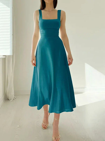 Katara - Beidseitiges Midikleid aus Bio-Bambus mit Taschen