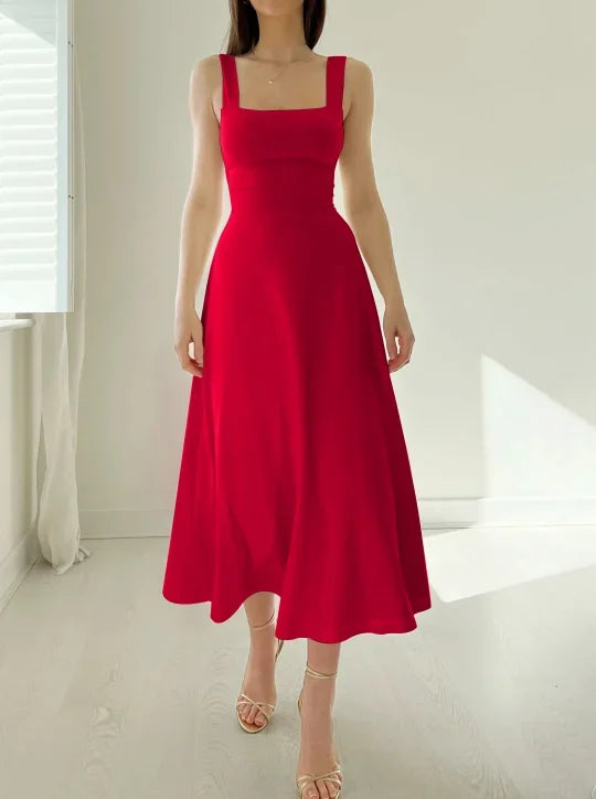 Katara - Beidseitiges Midikleid aus Bio-Bambus mit Taschen