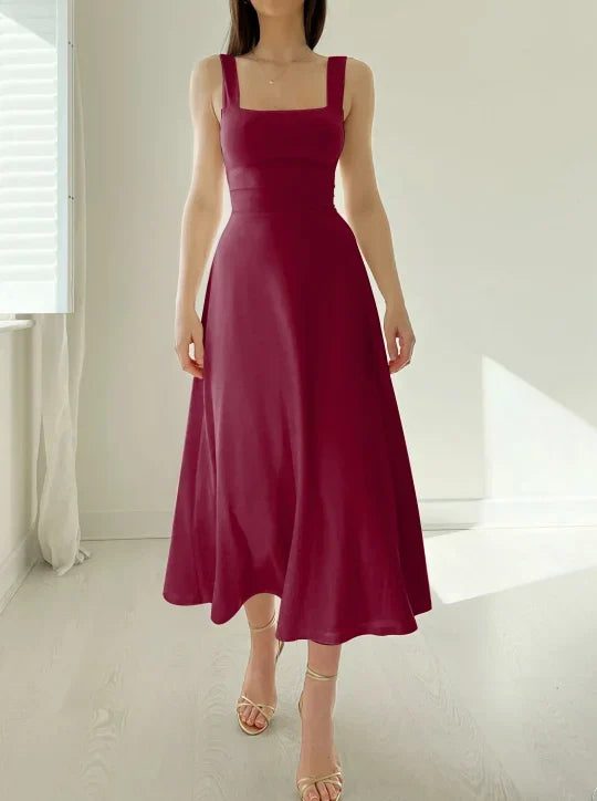 Katara - Beidseitiges Midikleid aus Bio-Bambus mit Taschen