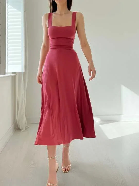 Katara - Beidseitiges Midikleid aus Bio-Bambus mit Taschen