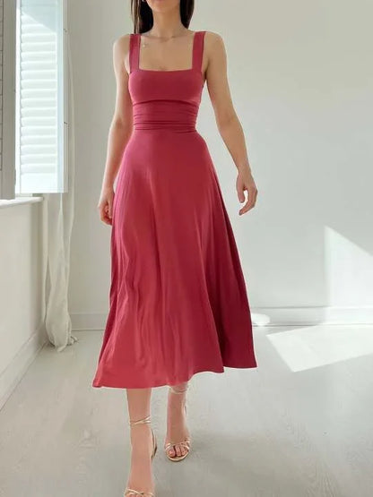 Katara - Beidseitiges Midikleid aus Bio-Bambus mit Taschen