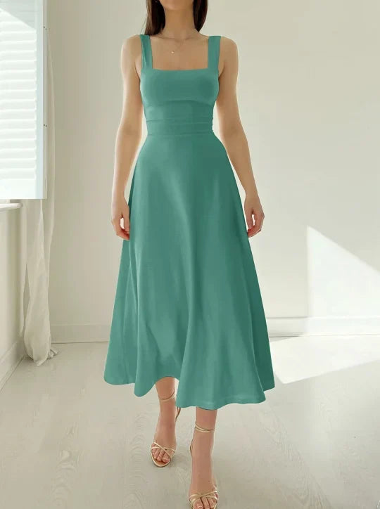 Katara - Beidseitiges Midikleid aus Bio-Bambus mit Taschen