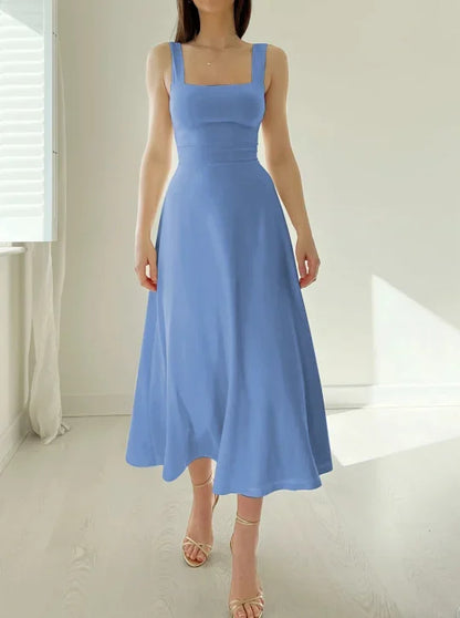 Katara - Beidseitiges Midikleid aus Bio-Bambus mit Taschen
