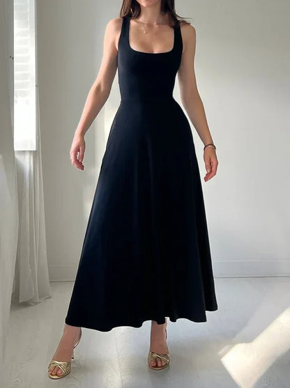 Katara - Beidseitiges Midikleid aus Bio-Bambus mit Taschen