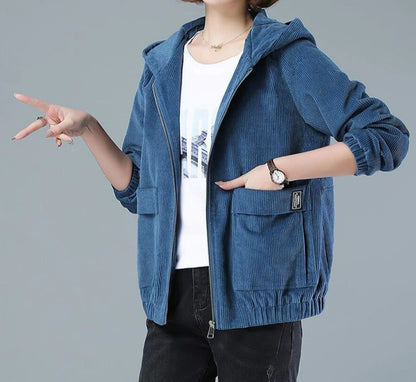 Fleur | Übergroße Cordjacke