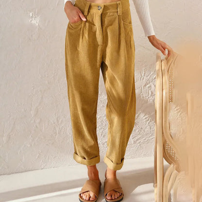 Hosen mit hoher Taille für Frauen