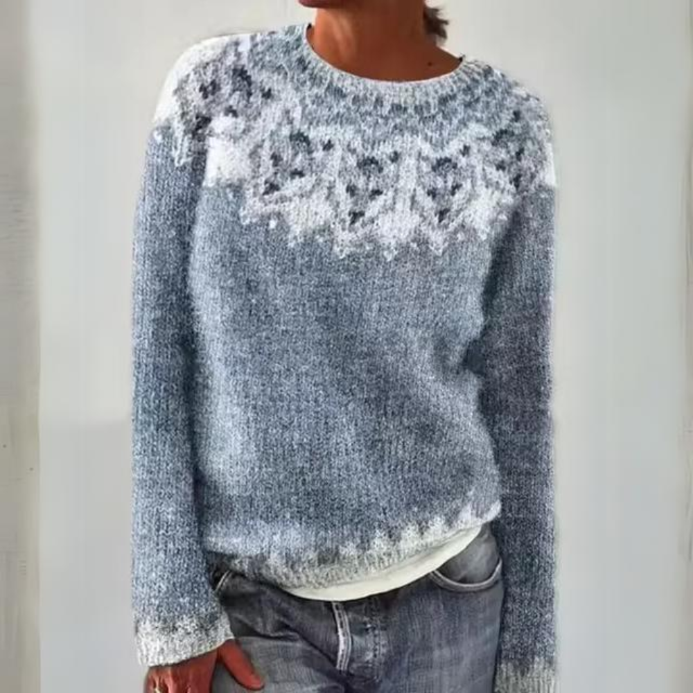 Klara | Lässiger und bequemer Weihnachtspullover für Damen Winter