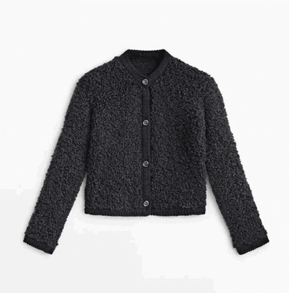Trendiges Damen-Überhemd im Teddy-Stil