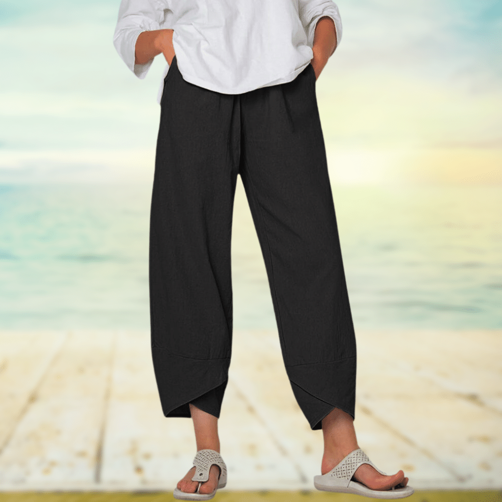 Weiche Cropped-Hose für Frauen
