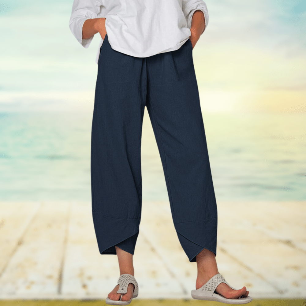 Weiche Cropped-Hose für Frauen