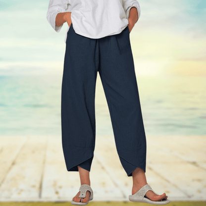 Weiche Cropped-Hose für Frauen