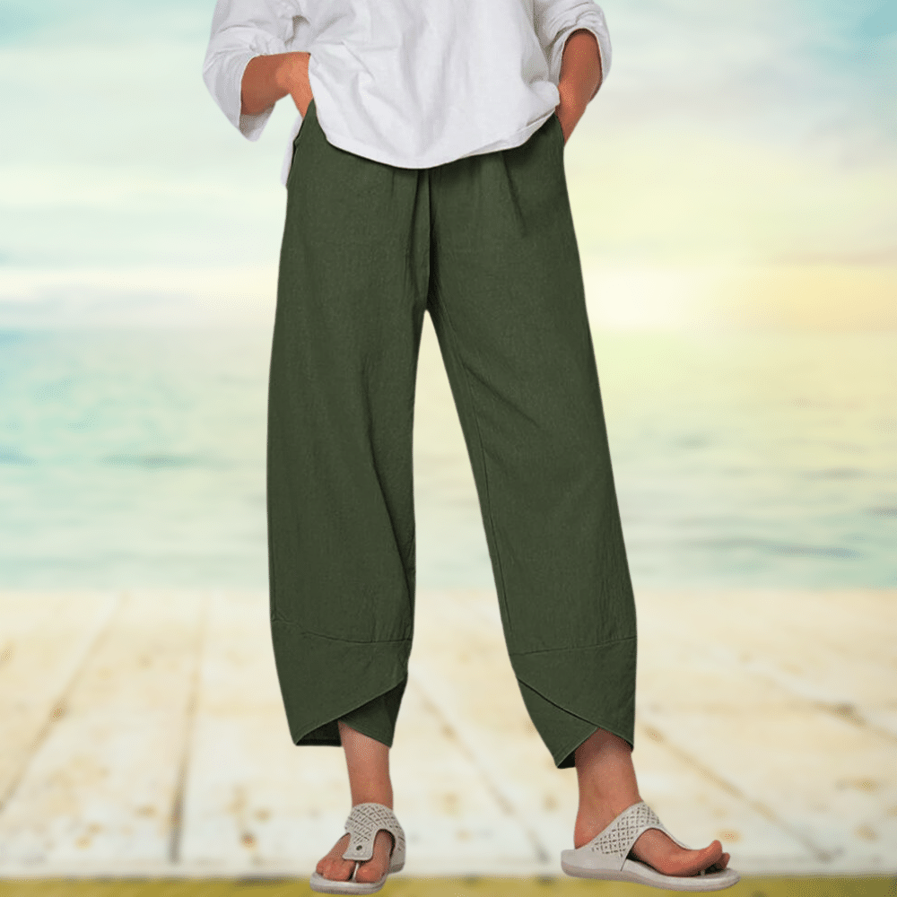 Weiche Cropped-Hose für Frauen