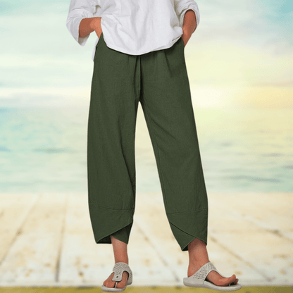 Weiche Cropped-Hose für Frauen