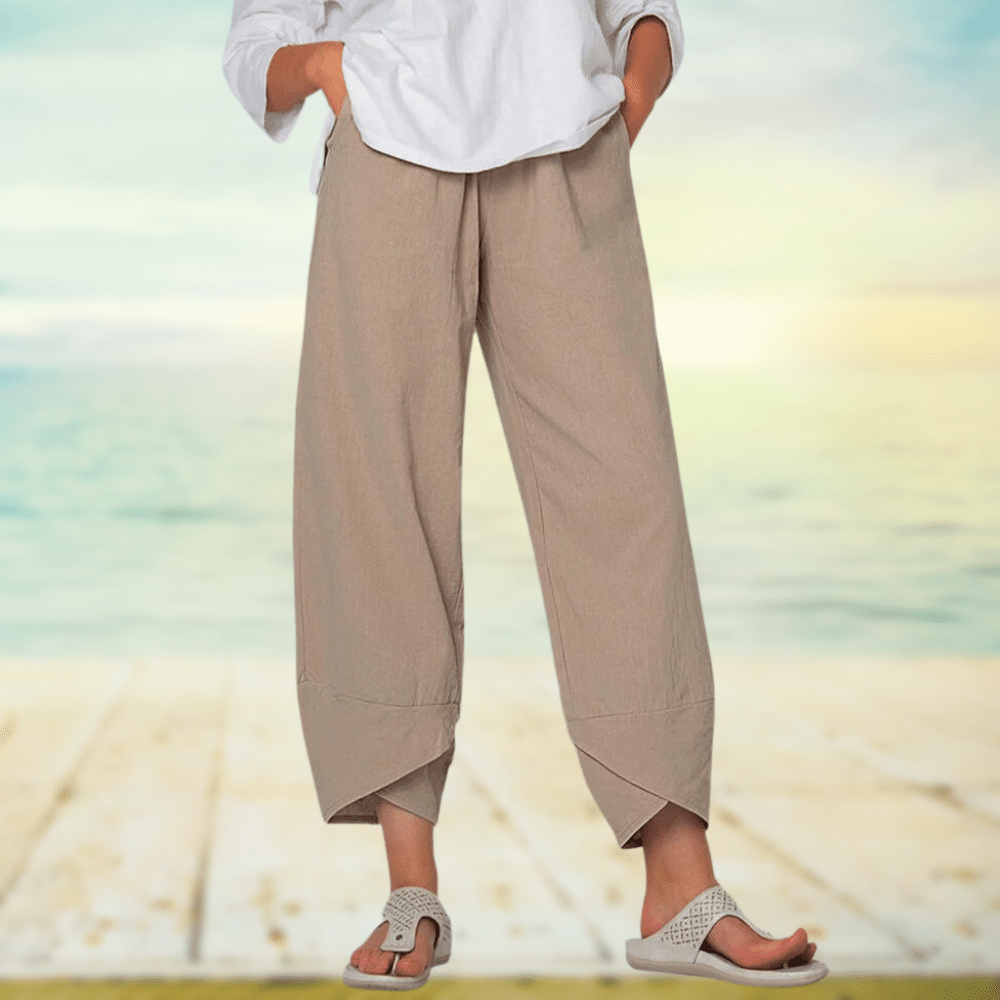 Weiche Cropped-Hose für Frauen