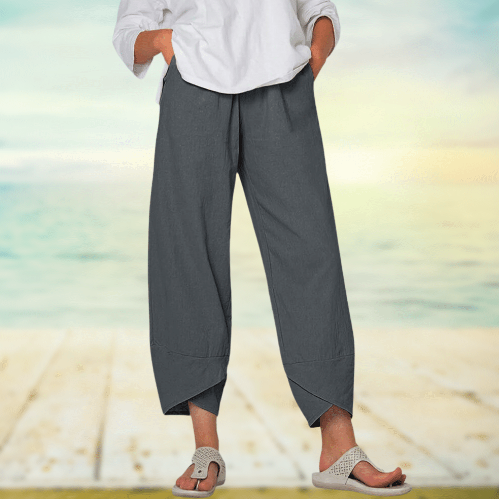 Weiche Cropped-Hose für Frauen