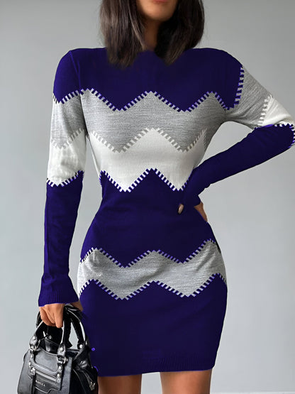 Sigrun | Elegantes Bodycon-Minikleid aus Strick