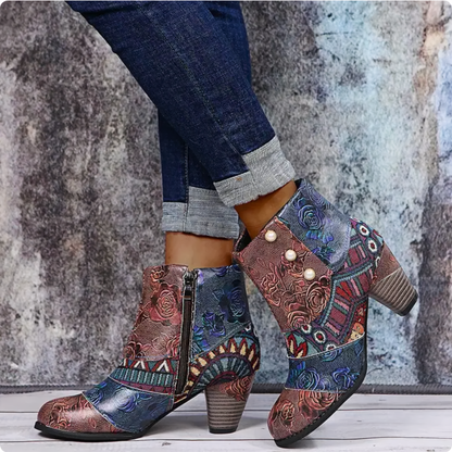 Lorrie - Wasserdichte Retro-Stiefel für Frauen